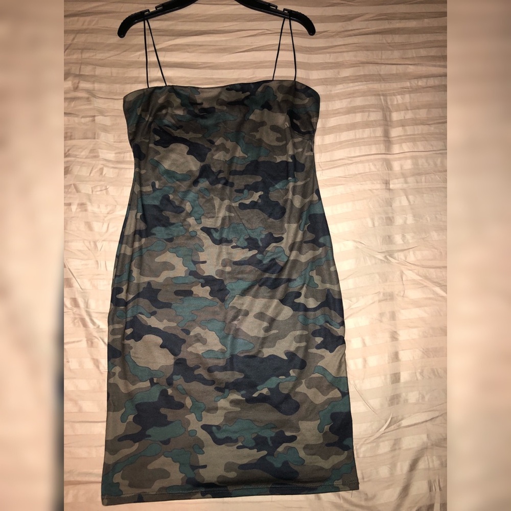 Army Print Dress